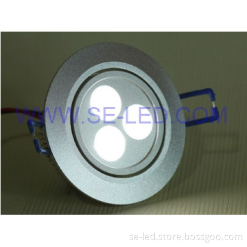 3*1W Round Recessed with High Quality LED Ceiling Light